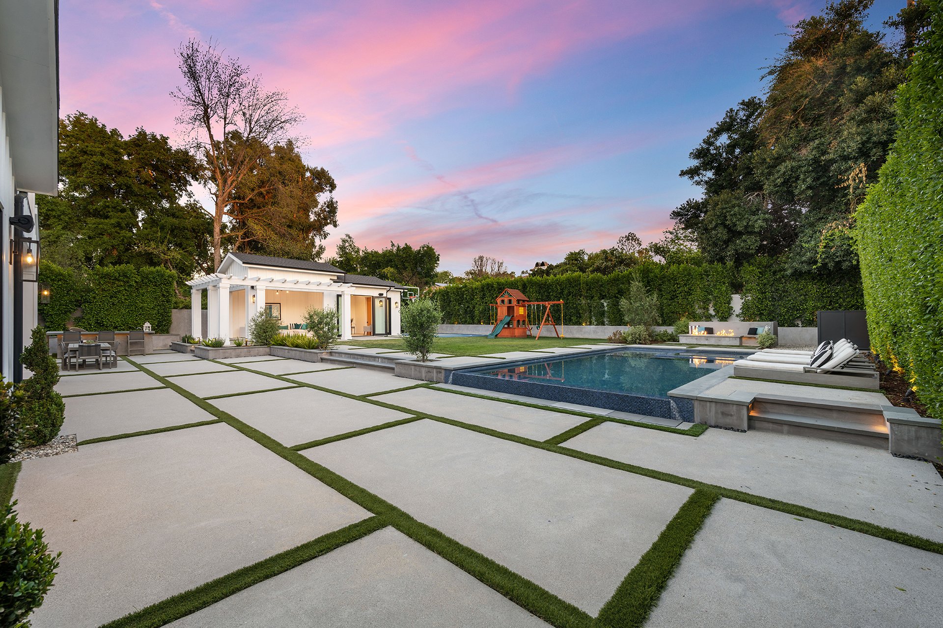Stamped concrete patio Los Angeles